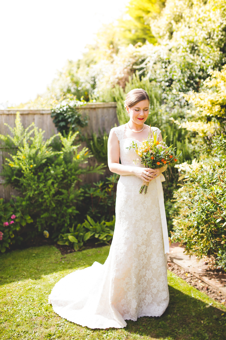 Wendy Makin Dress Lace Gown Bride Bridal Autumn Kentish Village Hall Wedding http://www.livvy-hukins.co.uk/