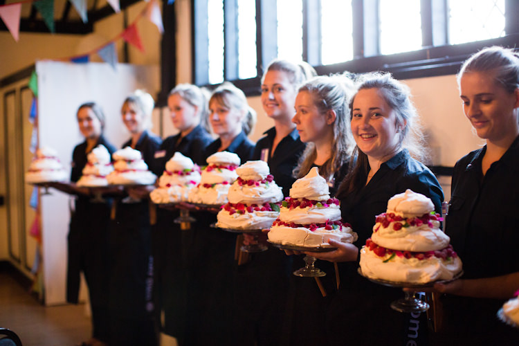 Pavlova Dessert Cake Autumn Kentish Village Hall Wedding http://www.livvy-hukins.co.uk/