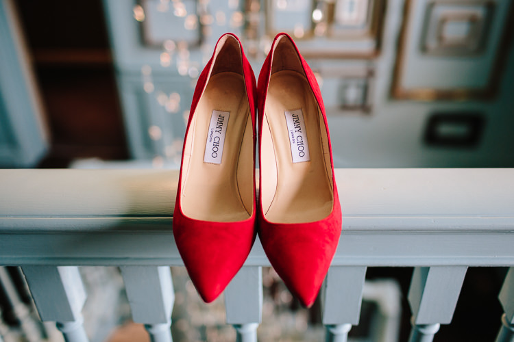 Red Jimmy Choo Shoes Heels Bride Bridal Chic Hollywood Glamour Wedding http://www.kategrayphotography.com/