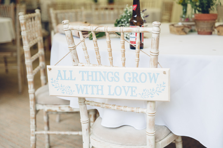 Words Sign Chair Low Key Hand Made Wedding http://www.kategrayphotography.com/