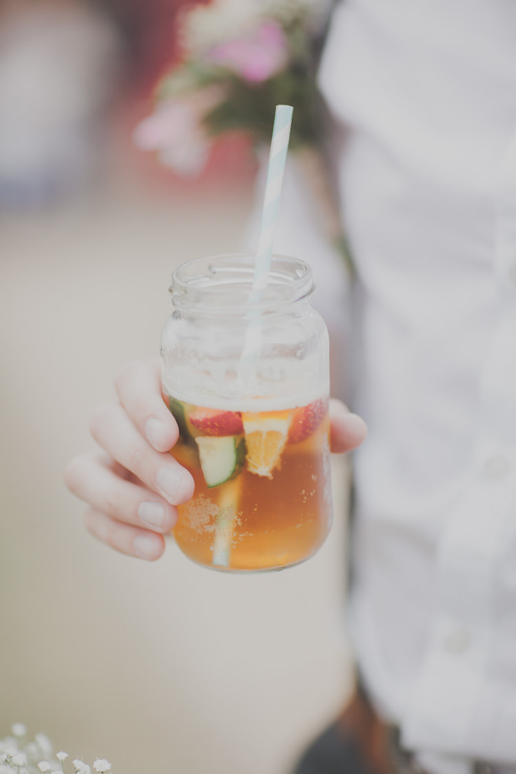 Jar Drinks Quirky Cute Pastel Wedding http://www.ferriphotography.co.uk/