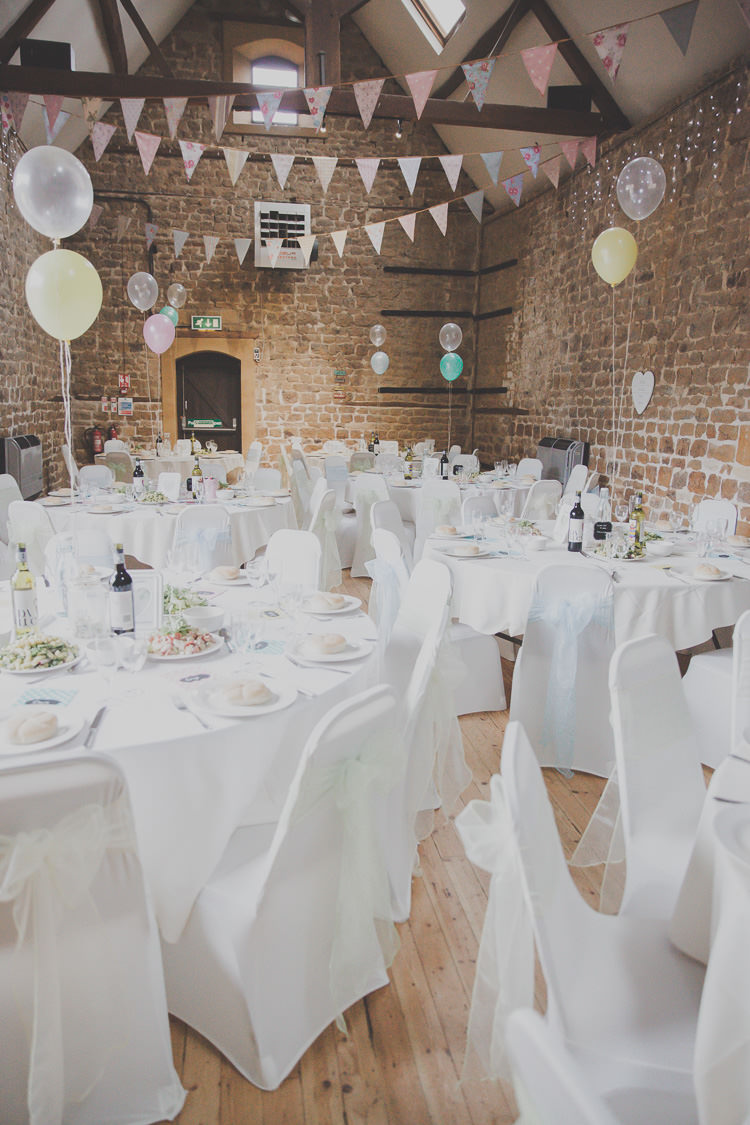 Balloons Bunting Barn Quirky Cute Pastel Wedding http://www.ferriphotography.co.uk/