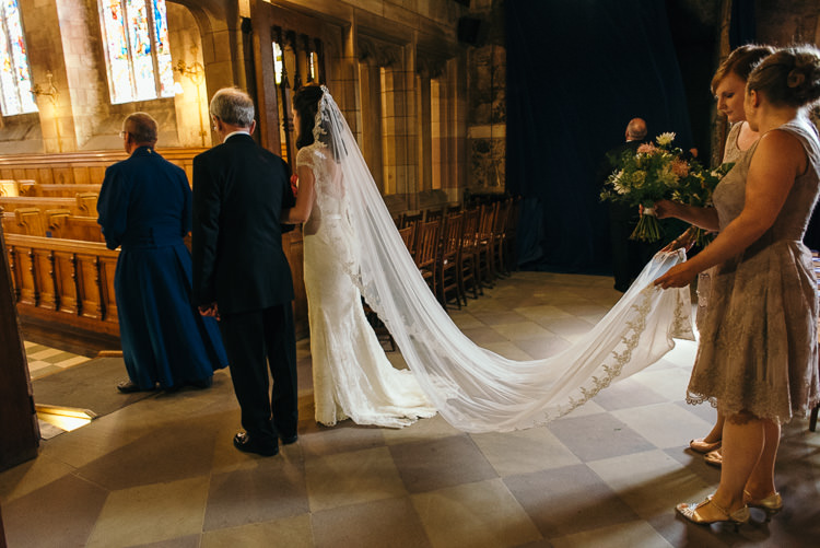 Lace Veil Bride Bridal Modern Natural Pink Metallic Wedding http://photosbyzoe.co.uk/