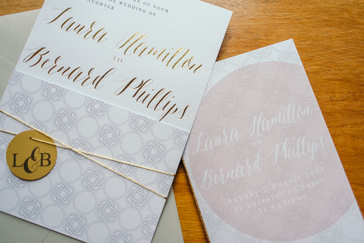 Whimsical Lettering Calligraphy Stationery Invitation Modern Natural Pink Metallic Wedding http://photosbyzoe.co.uk/