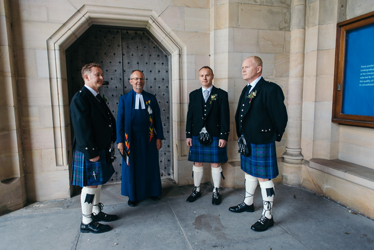 Kilts Groomsmen Modern Natural Pink Metallic Wedding http://photosbyzoe.co.uk/