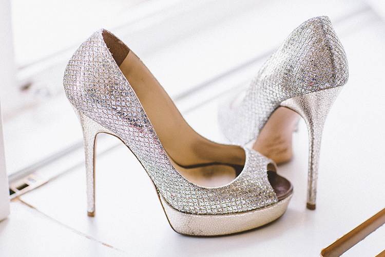 Metallic Silver Heels Shoes Bride Bridal Quirky Cool Summer Germany Wedding http://www.cornelia-lietz.com/en