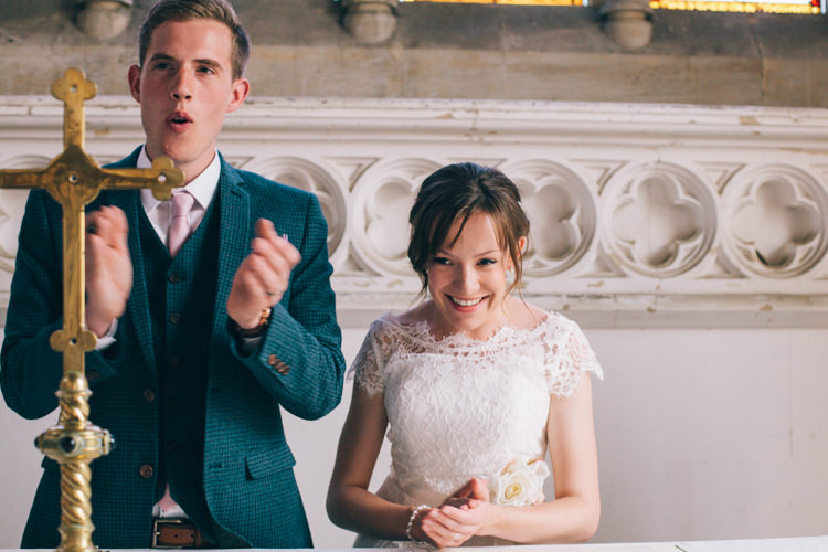 Happy Summer Peach Marquee Wedding http://katherinemager.com/