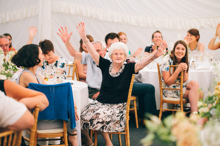Happy Summer Peach Marquee Wedding http://katherinemager.com/