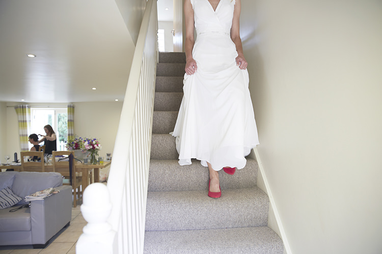 Handmade Fuchsia Navy Farm Wedding http://www.nataliejweddings.com/