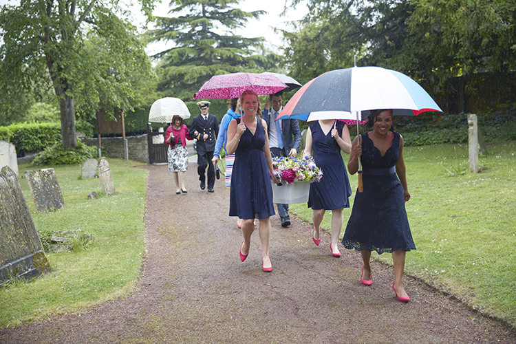 Handmade Fuchsia Navy Farm Wedding http://www.nataliejweddings.com/