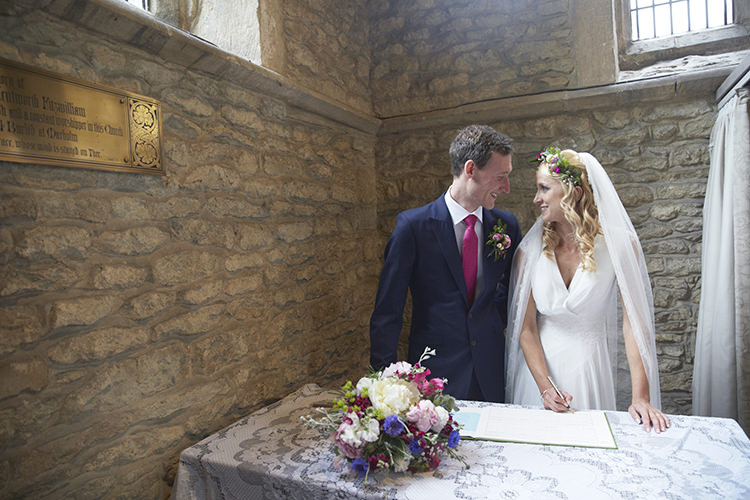 Handmade Fuchsia Navy Farm Wedding http://www.nataliejweddings.com/