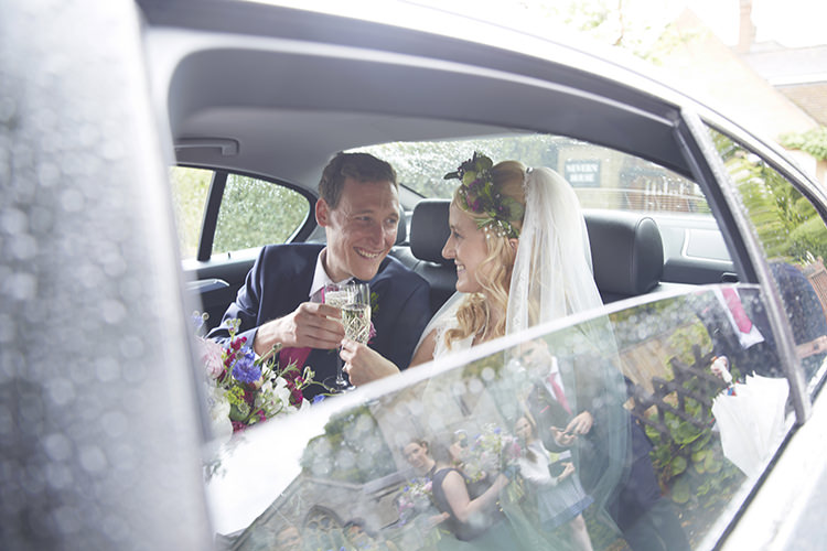 Handmade Fuchsia Navy Farm Wedding http://www.nataliejweddings.com/