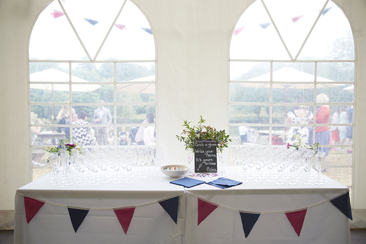 Handmade Fuchsia Navy Farm Wedding http://www.nataliejweddings.com/