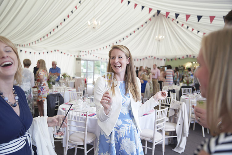 Handmade Fuchsia Navy Farm Wedding http://www.nataliejweddings.com/