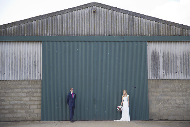 Handmade Fuchsia Navy Farm Wedding http://www.nataliejweddings.com/