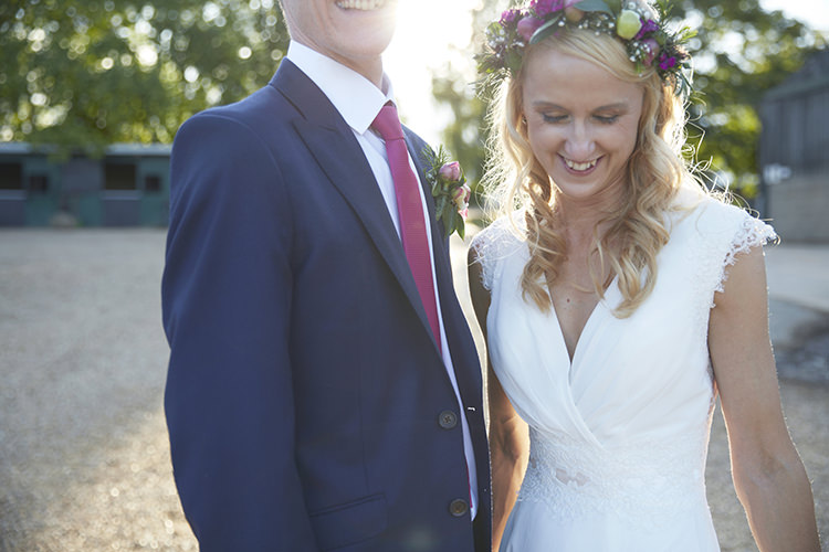 Handmade Fuchsia Navy Farm Wedding http://www.nataliejweddings.com/