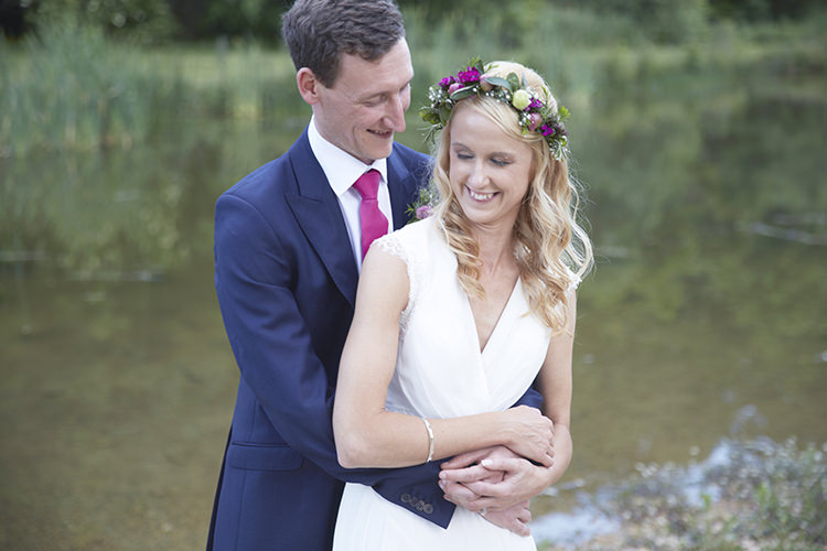 Handmade Fuchsia Navy Farm Wedding http://www.nataliejweddings.com/