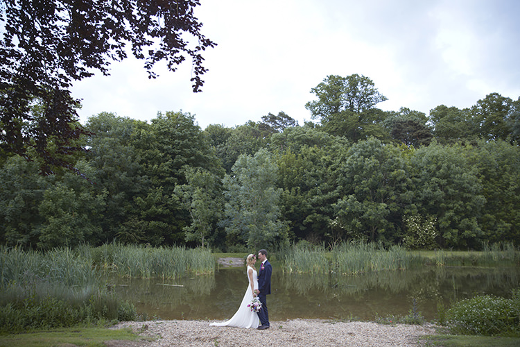 Handmade Fuchsia Navy Farm Wedding http://www.nataliejweddings.com/