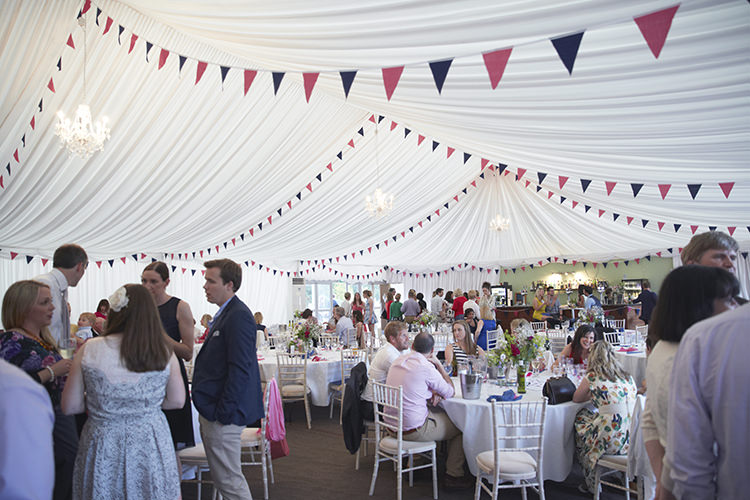 Handmade Fuchsia Navy Farm Wedding http://www.nataliejweddings.com/