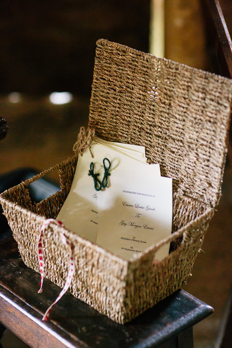 Order of Service Stationery Bicycle Rich Plum Stylish Relaxed Wedding http://albertpalmerphotography.com/