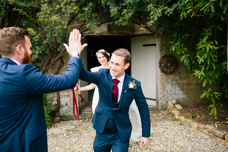 Bicycle Rich Plum Stylish Relaxed Wedding http://albertpalmerphotography.com/