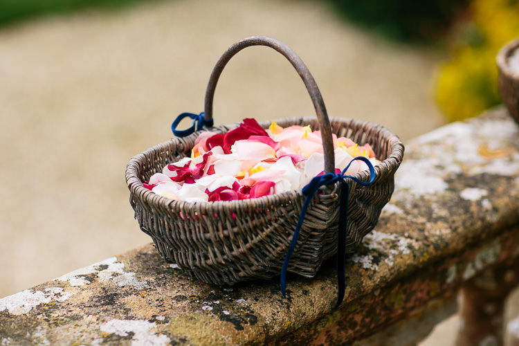 Confetti Petals Basket Bicycle Rich Plum Stylish Relaxed Wedding http://albertpalmerphotography.com/