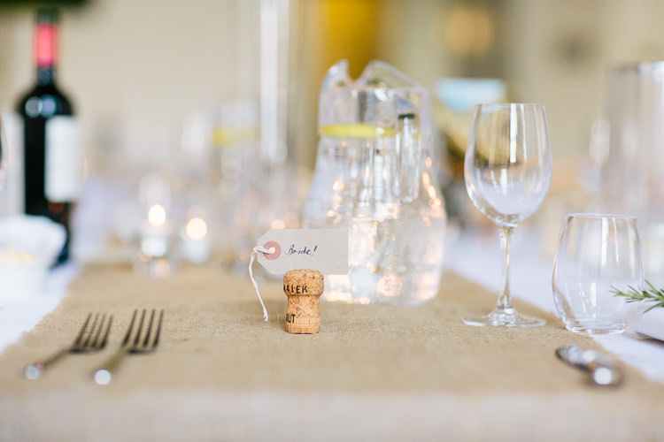 Cork Luggage Tag Place Names Cards Bicycle Rich Plum Stylish Relaxed Wedding http://albertpalmerphotography.com/