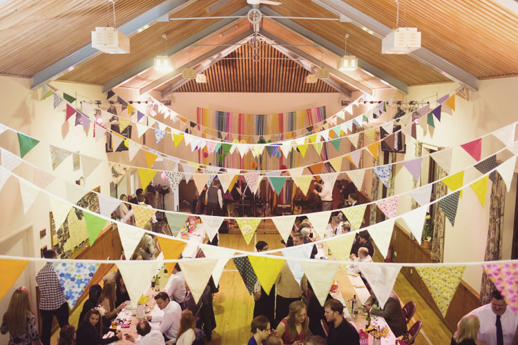 Bunting Colourful Crafty Country Spring Village Wedding http://myfabulouslife.co.uk/