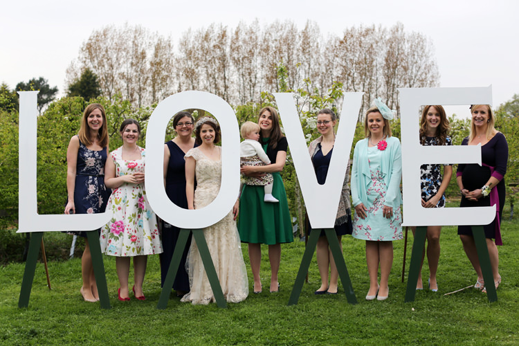 Love Letters Sign Colourful Home Made Spring Wedding http://www.jadelisaphotography.com/