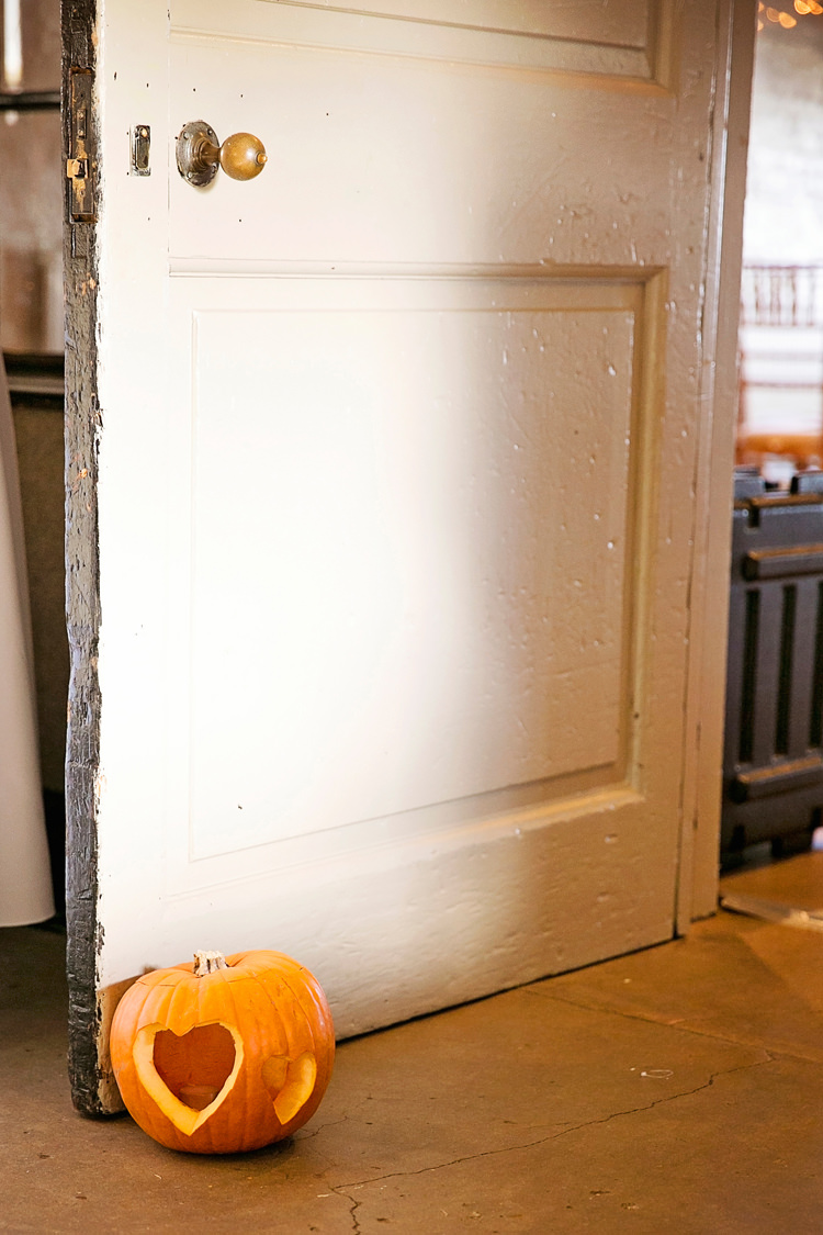 Pumpkin Decor Vintage Autumn School Wedding http://www.rachaeledwardsphotography.co.uk/