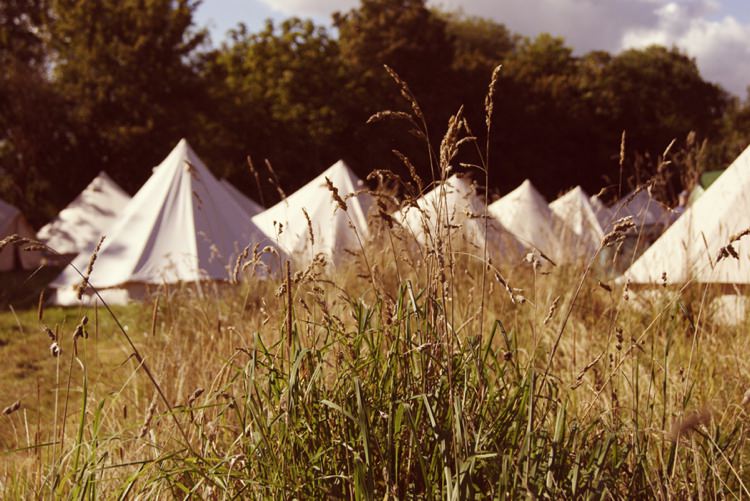 Bell Tents Vintage Country Garden Festival Wedding http://www.kimberleysta-mariaphotography.com/