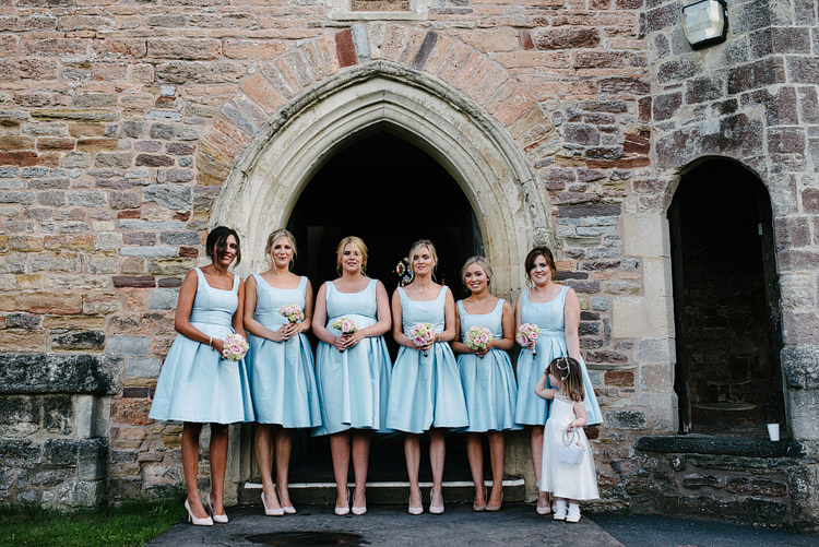 Sky Blue Short Bridesmaid Dresses Stylish Relaxed Secret Garden Wedding http://www.gregcoltmanphotography.com/