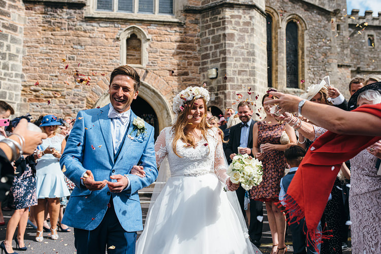 Confetti Throw Stylish Relaxed Secret Garden Wedding http://www.gregcoltmanphotography.com/