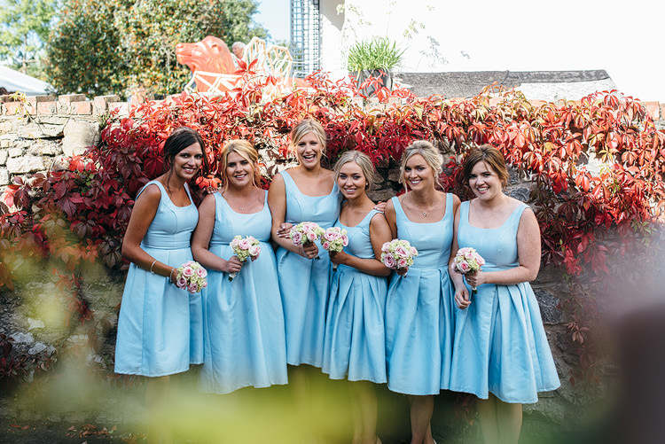 Short Sky Blue Bridesmaid Dresses Stylish Relaxed Secret Garden Wedding http://www.gregcoltmanphotography.com/