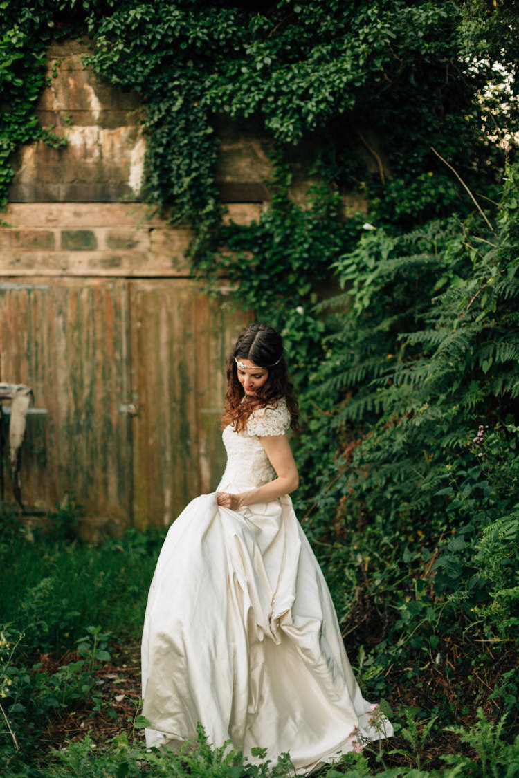 Alfred Angelo Bride Bridal Dress Gown Bohemian Origami Guernsey Wedding http://janiceyiphotography.ca/