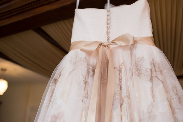 Bow Sash Ribbon Dress Gown Bride Bridal Pretty Pink Green Winter Wedding http://www.lynseygracephotography.com/