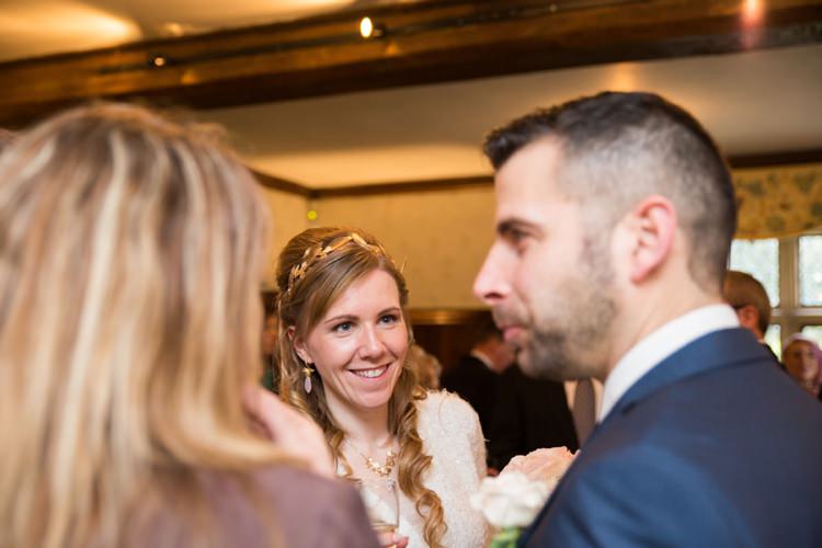 Pretty Pink Green Winter Wedding http://www.lynseygracephotography.com/