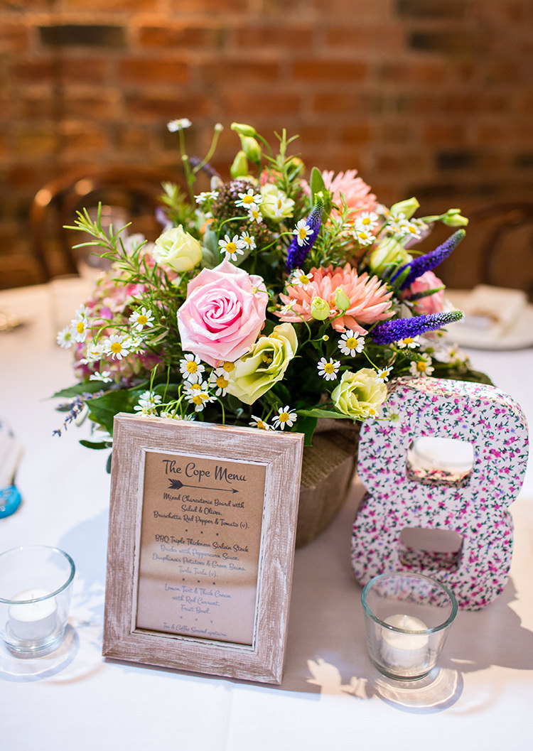 Table Numbers Pretty Natural Floral Barn Wedding http://www.johastingsphotography.co.uk/