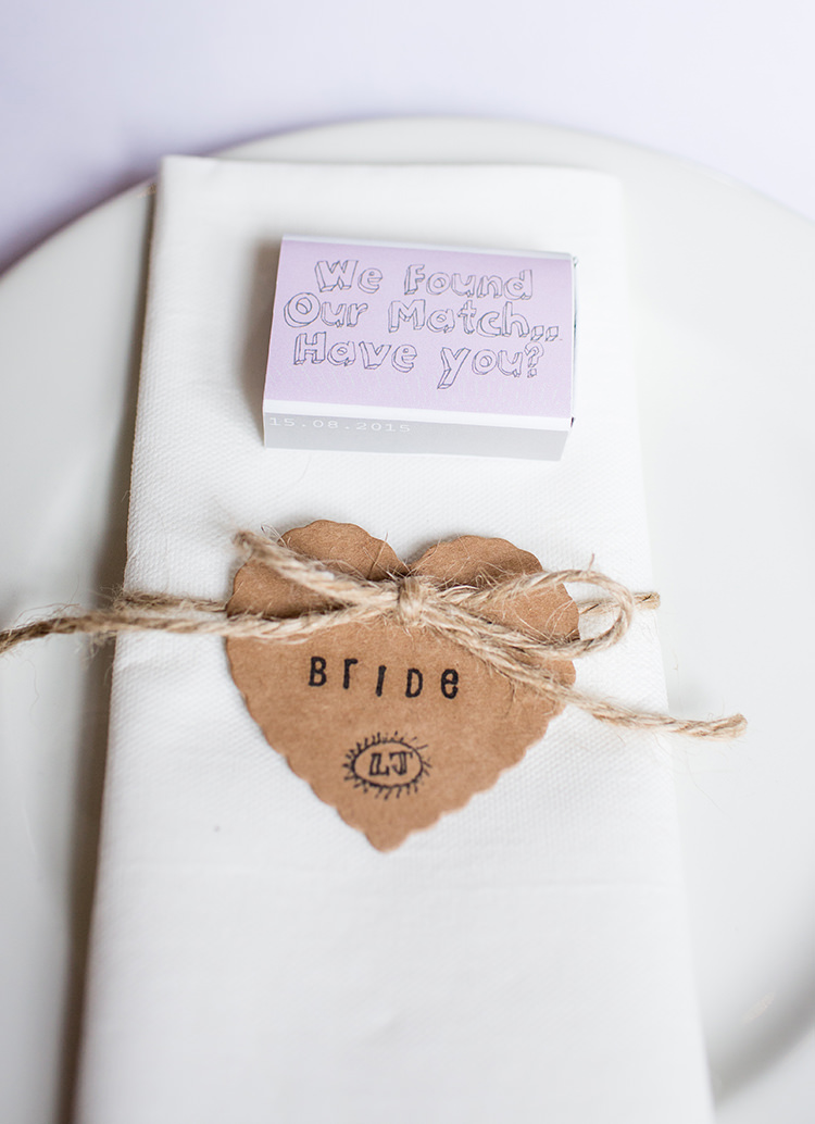 Matches Favours Pretty Natural Floral Barn Wedding http://www.johastingsphotography.co.uk/