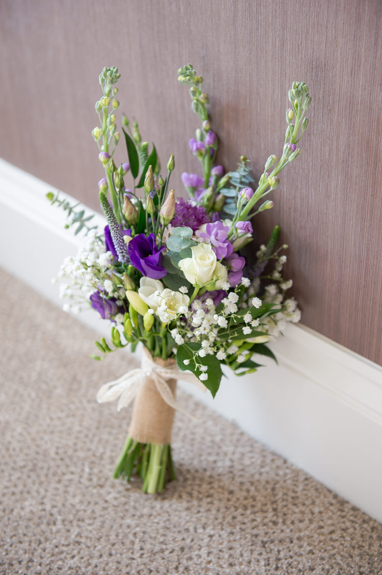 Purple Green White Bouquet Flowers Bride Bridal Rustic Woodland Glade Wedding http://razzleberryphotography.co.uk/