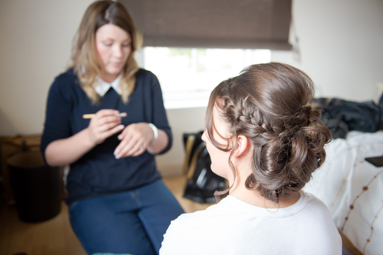 Plaid Braid Hair Style Bride Bridal Rustic Woodland Glade Wedding http://razzleberryphotography.co.uk/