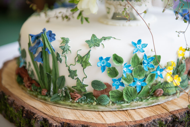 Cake Rustic Woodland Glade Wedding http://razzleberryphotography.co.uk/