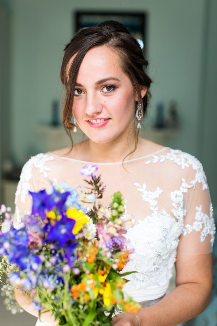 Wild Flowers Natural Bouquet Bride Bridal Colourful DIY Village Hall Wedding http://samanthagilrainephotography.com/