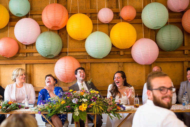 Colourful DIY Village Hall Wedding http://samanthagilrainephotography.com/