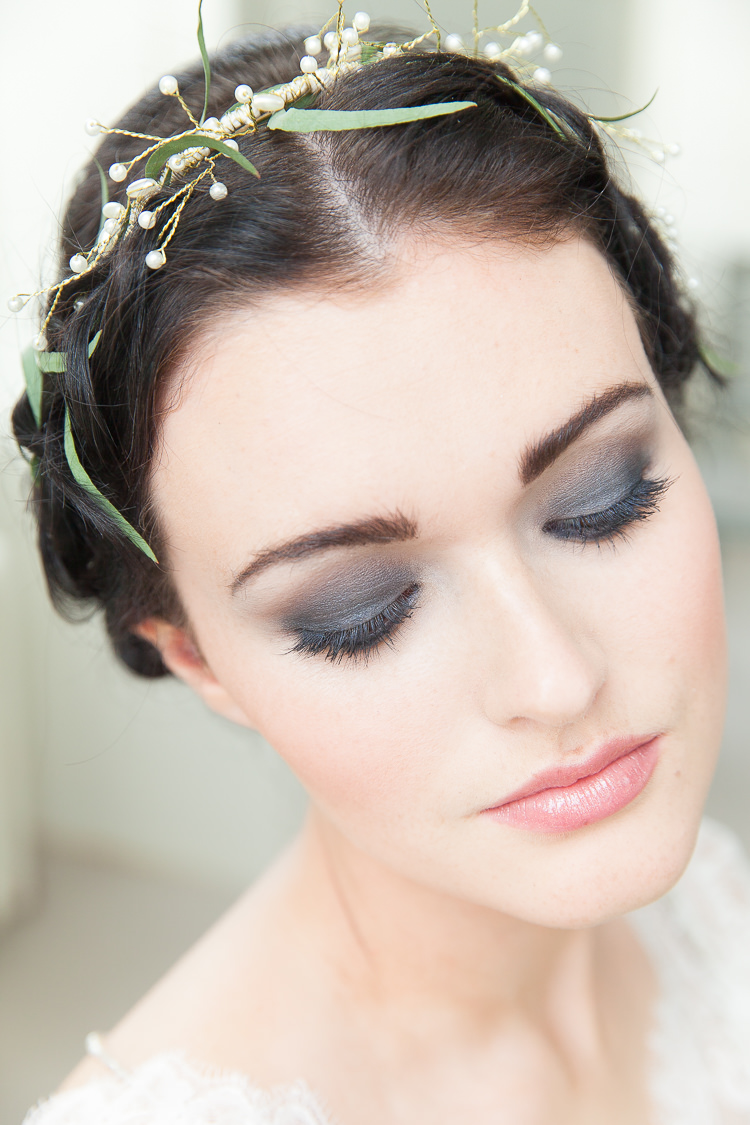Make Up Bride Bridal Smokey Eye Soft Classic Romantic Wedding Ideas http://www.mckenzie-brown.com/