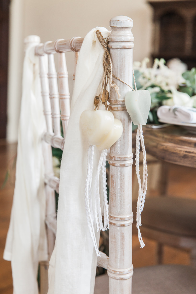 Hanging Hearts Chair Decor Soft Classic Romantic Wedding Ideas http://www.mckenzie-brown.com/