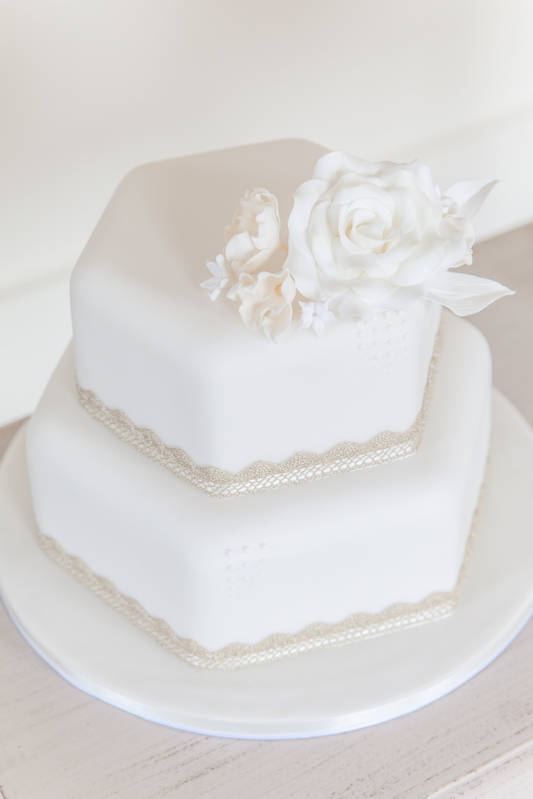 Traditional White Cake Soft Classic Romantic Wedding Ideas http://www.mckenzie-brown.com/