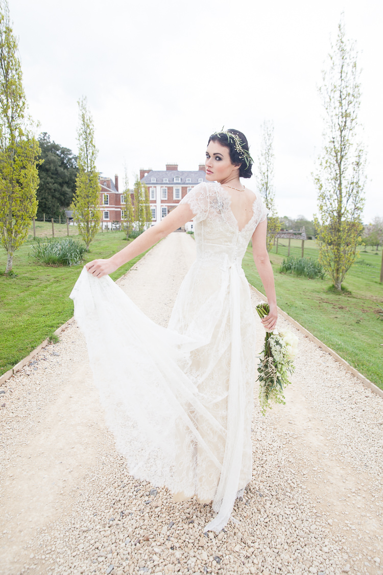Lace Gown Dress Bride Bridal Soft Classic Romantic Wedding Ideas http://www.mckenzie-brown.com/
