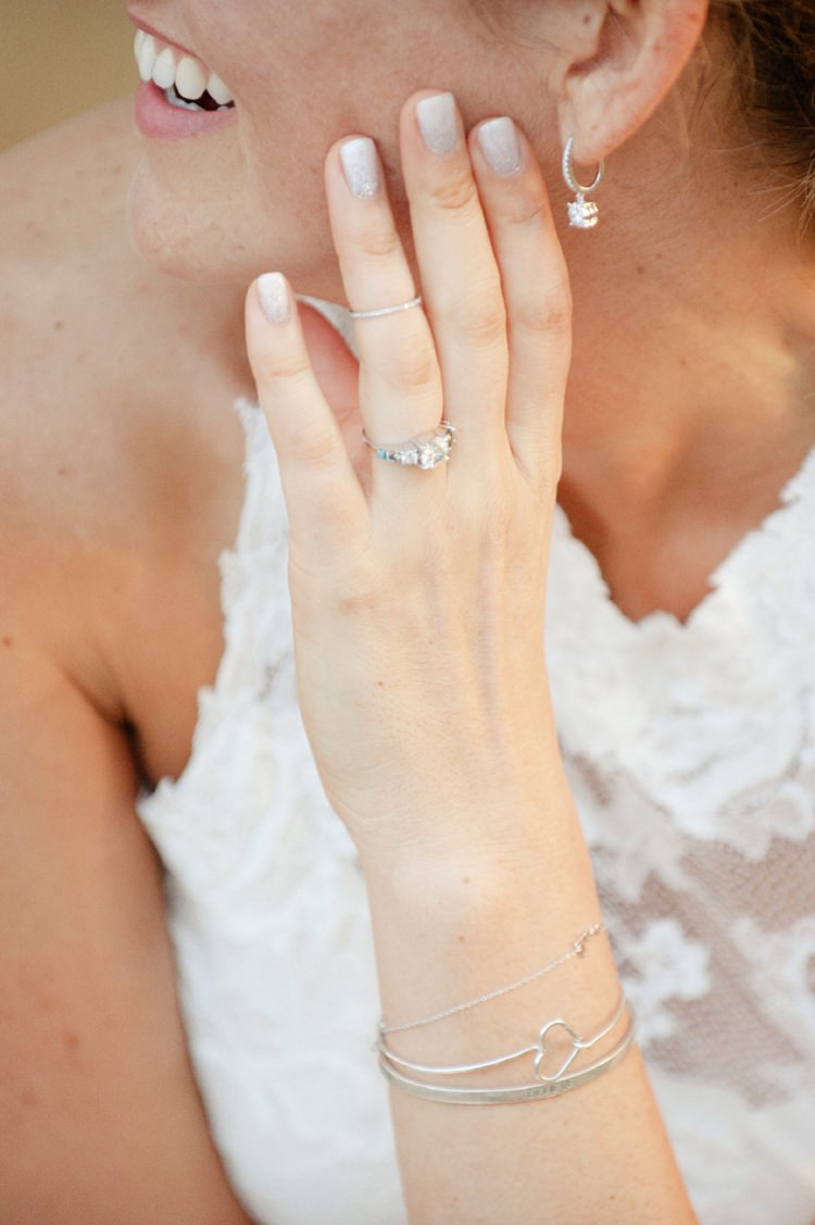Stacking Engagement Wedding Rings Bands Diamonds Beautiful Winery Wedding California http://www.sarahmaren.com/