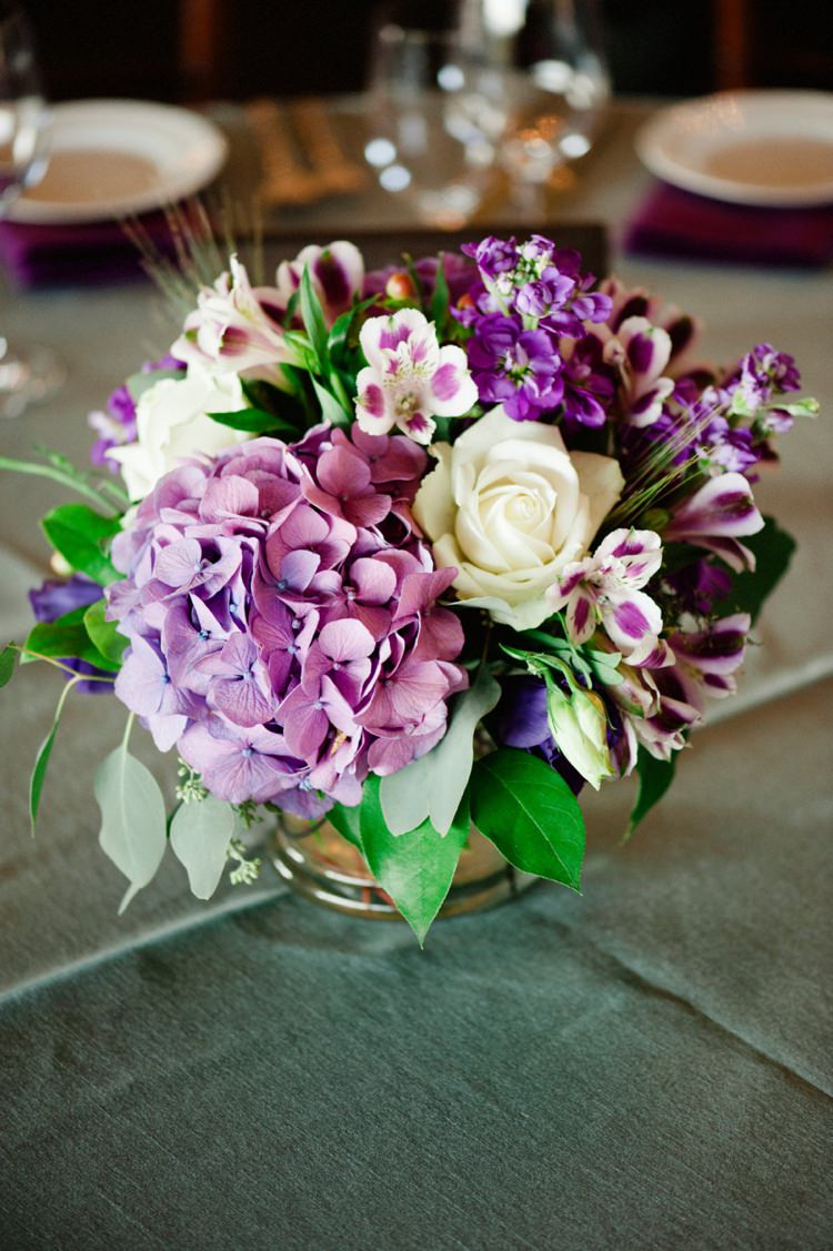 Purple Flowers Beautiful Winery Wedding California http://www.sarahmaren.com/